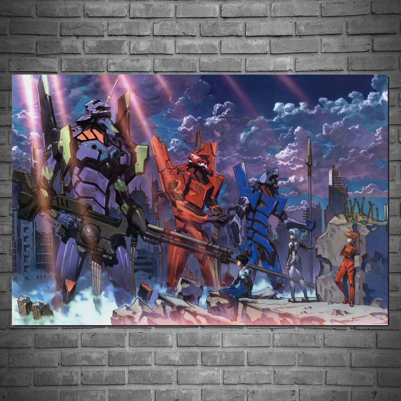 

Плакат "Евангелион, Евы на руинах Токио-3, Neon Genesis Evangelion" (артикул 0303)