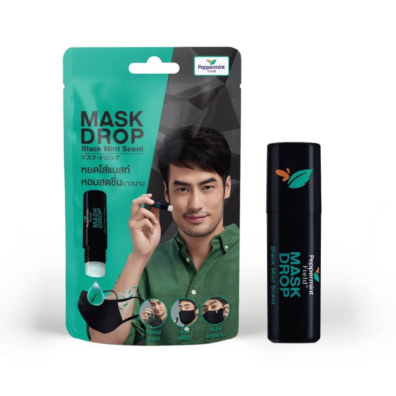 

Капли в многоразовую маску Мята перечная Field Mask Drop Black Mint Scent, Черный