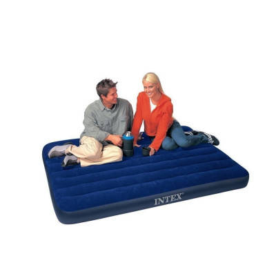 

Надувной матрас Intex 64758 полуторный, 137х191х25 см, Синий