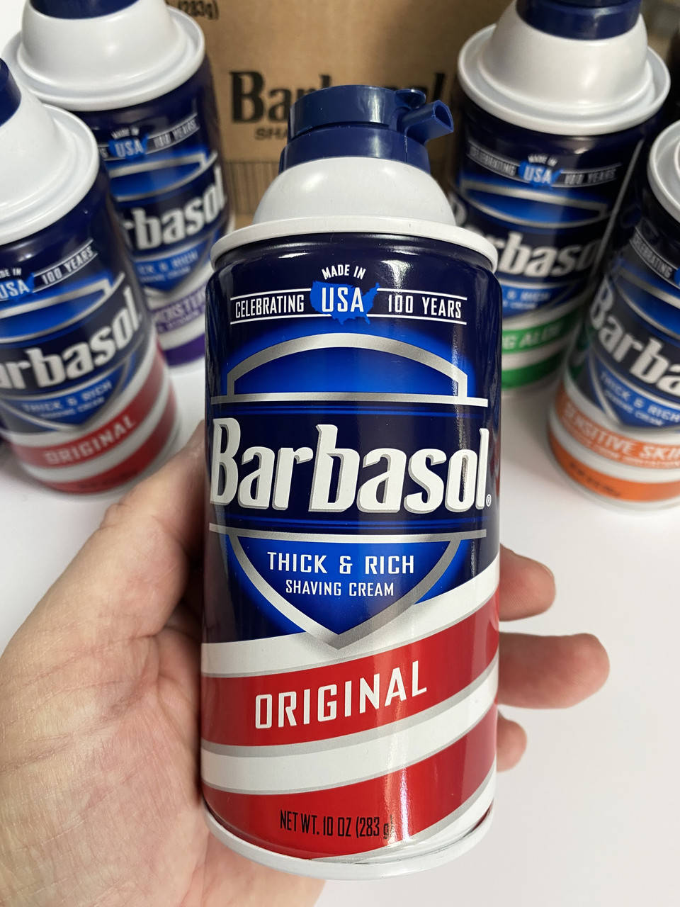 

Крем-пена для бритья Barbasol для всех типов кожи кожи Original 283 г Оригинал
