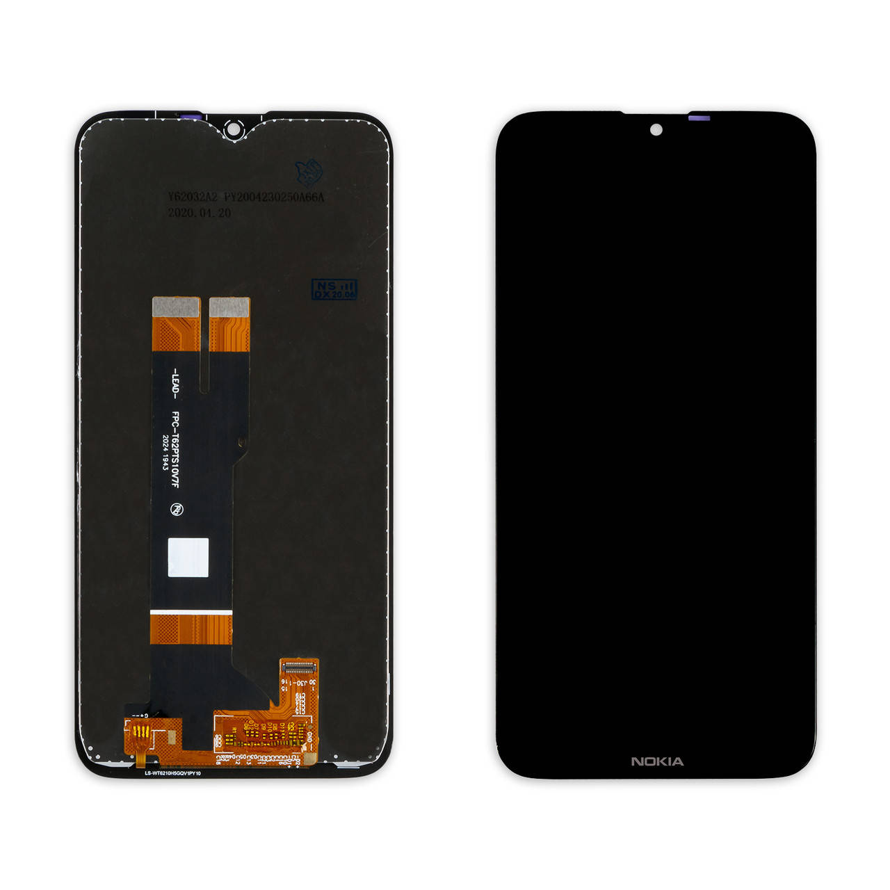 

Дисплей NOKIA 2.3 (TA-1206) с черным тачскрином, Черный