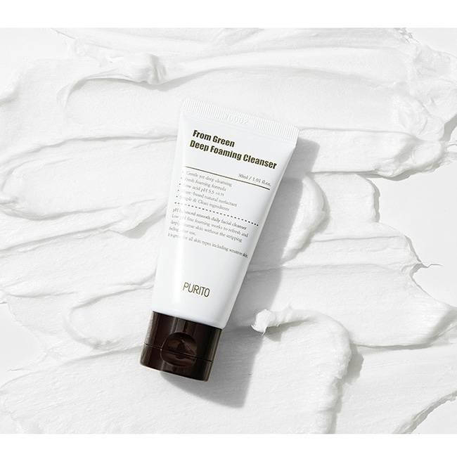 

Пенка с центеллой и зеленым чаем Purito From Green Deep Foaming Cleanser, 30 мл