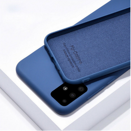 

Чехол Silicone Case full для Samsung Galaxy A71 A715 синий (самсунг а71)