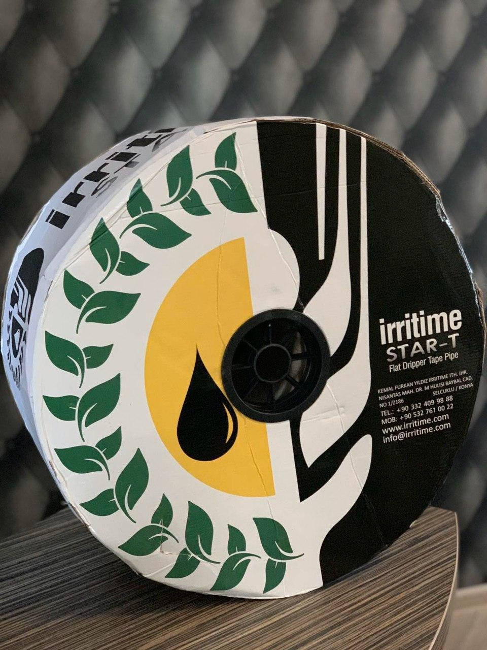 

Капельная лента Irritime Star-T капельницы через 20, 30 и 40 см, расход 2,2 л/ч (Турция)