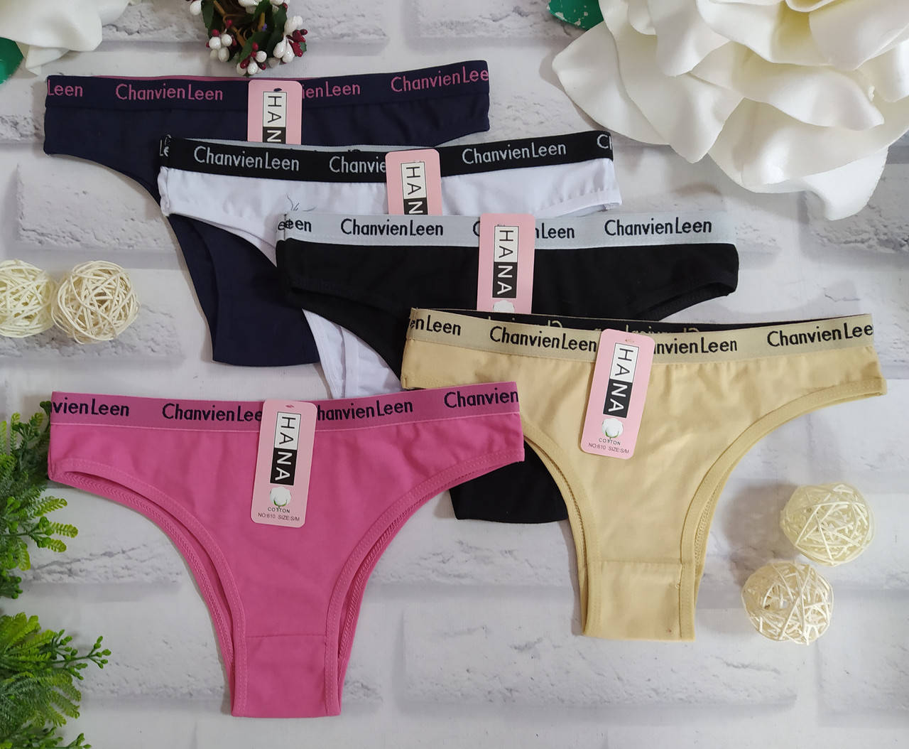 

Трусики женские S/М 42-44 хлопок бикини-стринги Остатки S0-610, Разные цвета