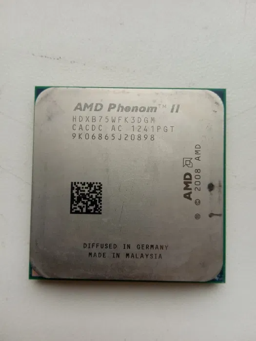 

Б/У, Процессор, AMD Phenom II X3 B75, sАМ3, 3 ядра, 3.0 гГц