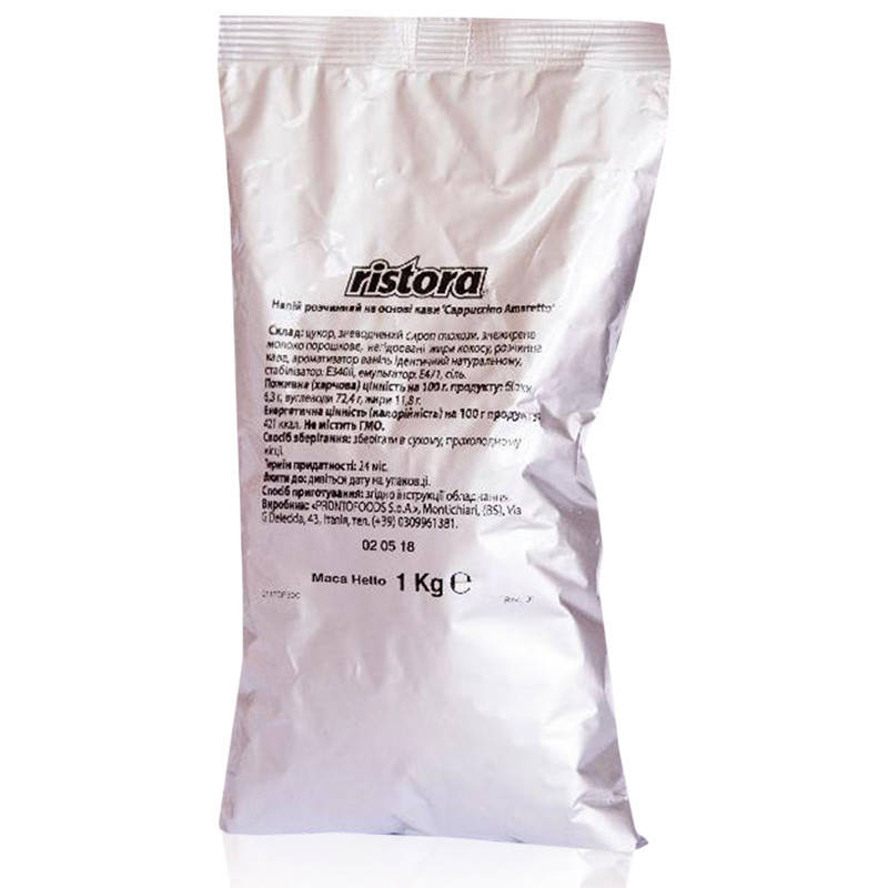 

Капучино Ristora Amaretto 1кг, Италия Оригинал