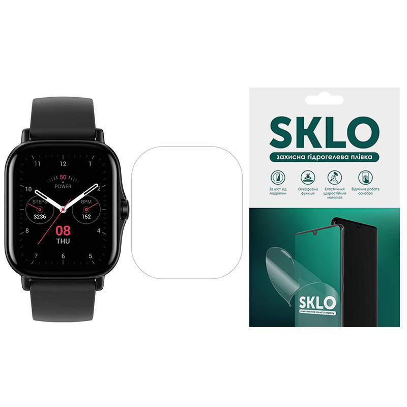 

Защитная гидрогелевая пленка SKLO (экран) 4шт. для Amazfit GTS