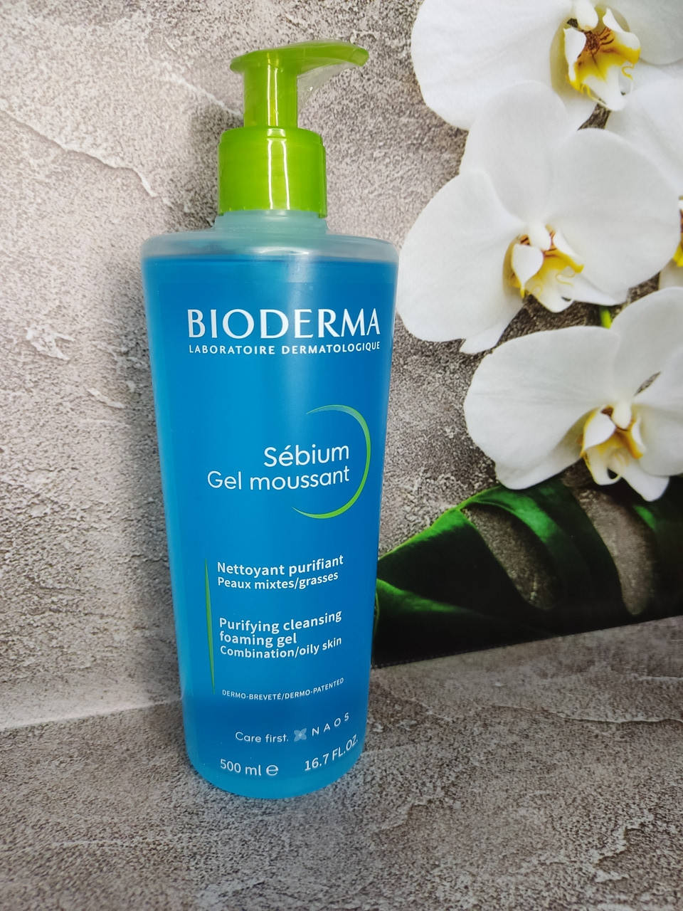 

Bioderma Sebium Gel Moussant, антибактериальный гель для умывания лица, для смешанной и угревой кожи, 500 мл