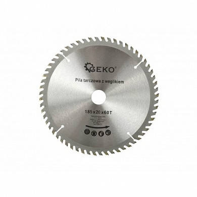 

Диск пильный с напаянными зубцами из твердых сплавов 185х20х60T GEKO G00092