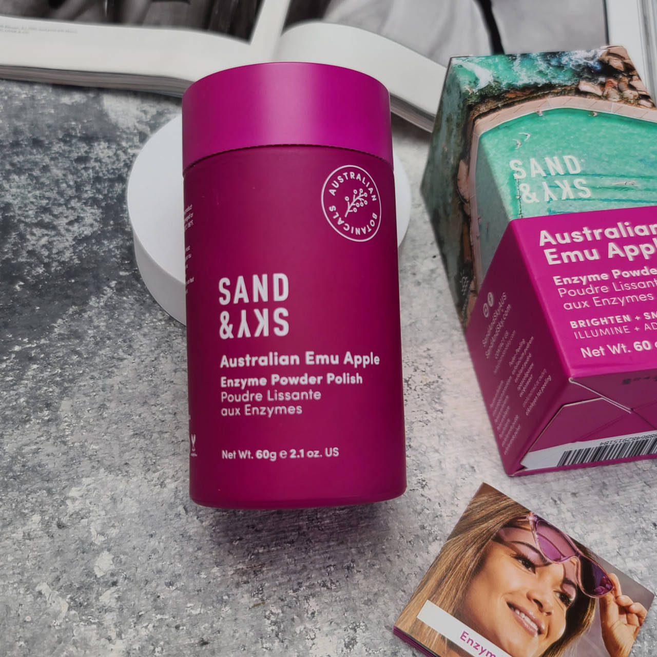 

Энзимная порошковая пудра Sand And Sky Australian Emu Apple - Enzyme Powder Polish 60 g