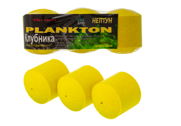 

Технопланктон Нептун Fluo XXL " Клубника" 195g
