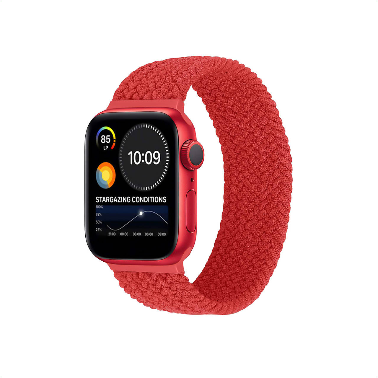 

Нейлоновый ремешок Promate Fusion-40L для Apple Watch 38-40 мм 1/2/3/4/5/6/7/SE Red