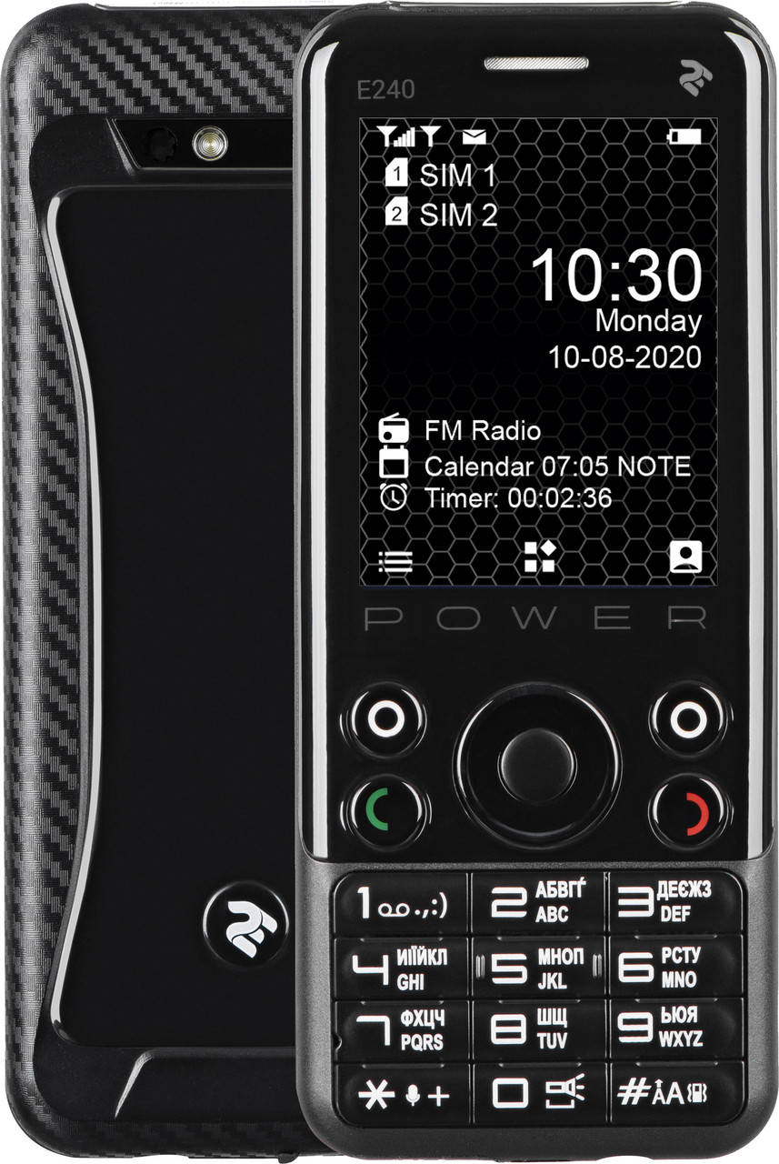 

Телефон 2E E240 POWER Black