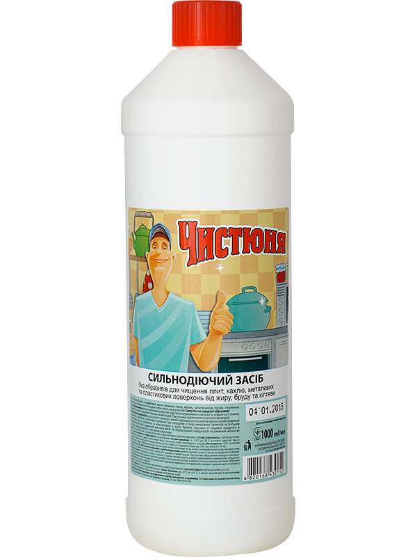 

Средство для чистки плит 1л Чистюня