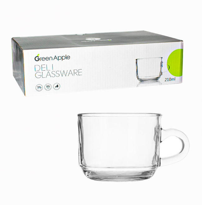 

Набор кружек Helios Велс 210мл 6шт (5235), Прозрачный