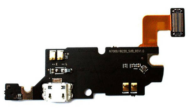 

Шлейф Samsung i9220 Note, N7000 Note с разъемом зарядки (с микрофоном)