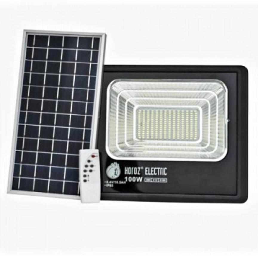 

Прожектор светодиодный LED на солнечной батарее "TIGER-100" 100W 6400K