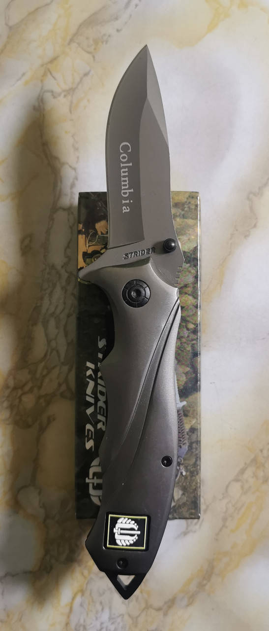 

Нож складной Strider Knives AK-168 (20,5 см), Серебристый
