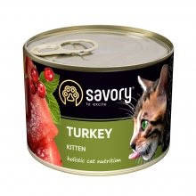 

Savory Cat Can Kitten индейка k 200g