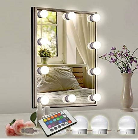 

LED підсвічування для дзеркала 10 лампочок з пультом Vicco RGB