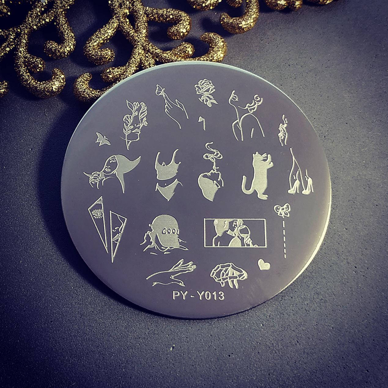 

Пластина для стемпинга PY-Y013