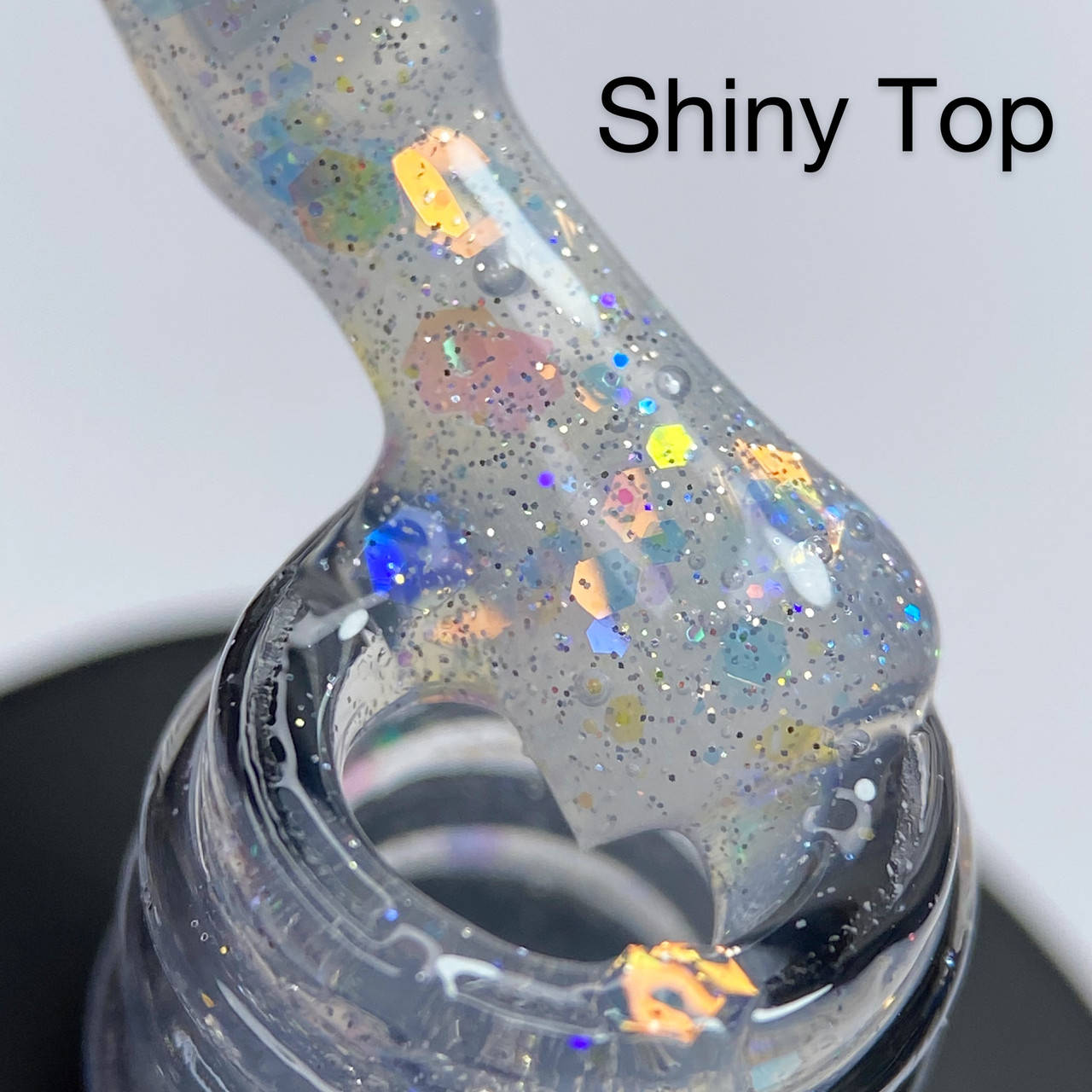 

Топ без липкого слоя Oxxi Professional Shiny Top с шиммером 10 мл
