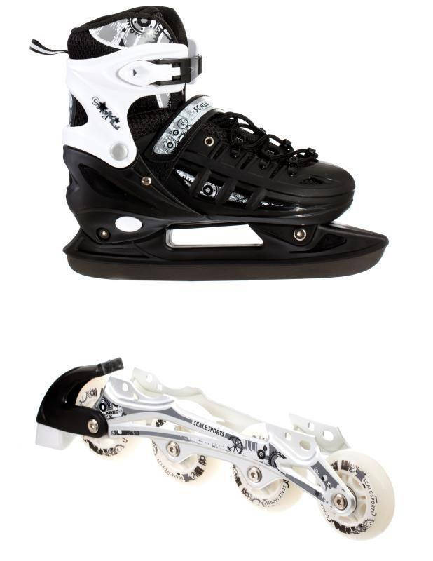 

Ролики-коньки Scale Sport. Black (2в1), размер 38-41, Черный