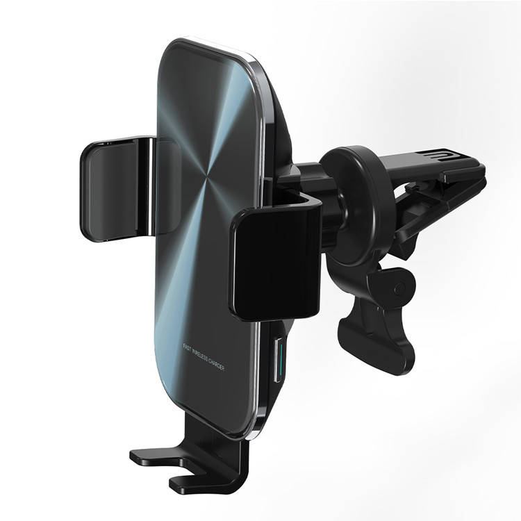 

Автодержатель с беспроводной зарядкой Qinetiq Prime-X7 15w, Черный