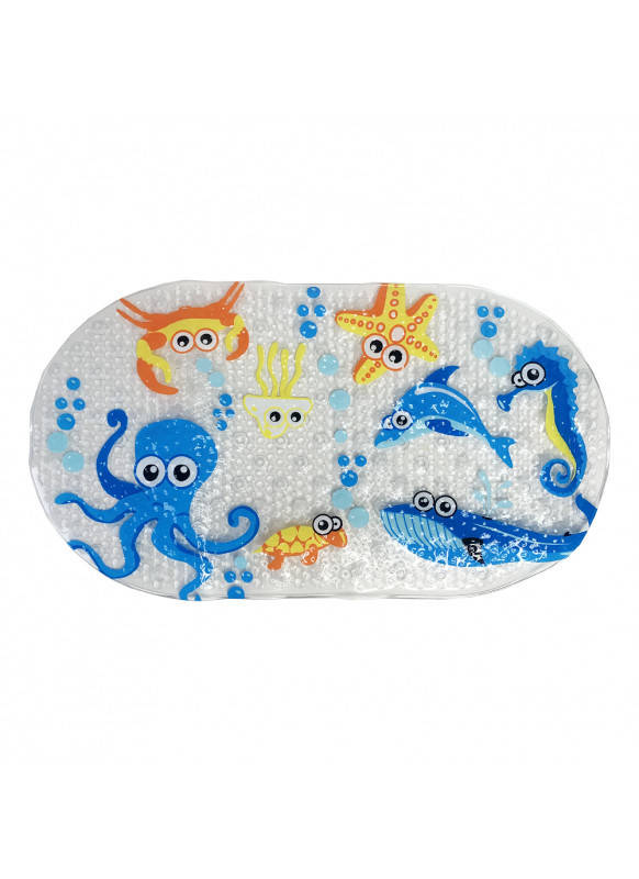 

Антискользящий коврик Baby Comfort в ванную Подводный мир, Разные цвета