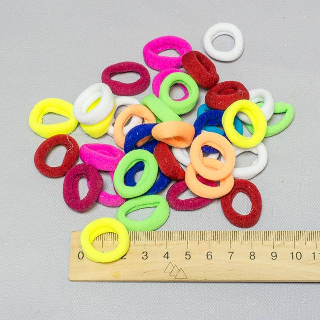 

Резинка бесшовная МИНИ цветные за 120 шт