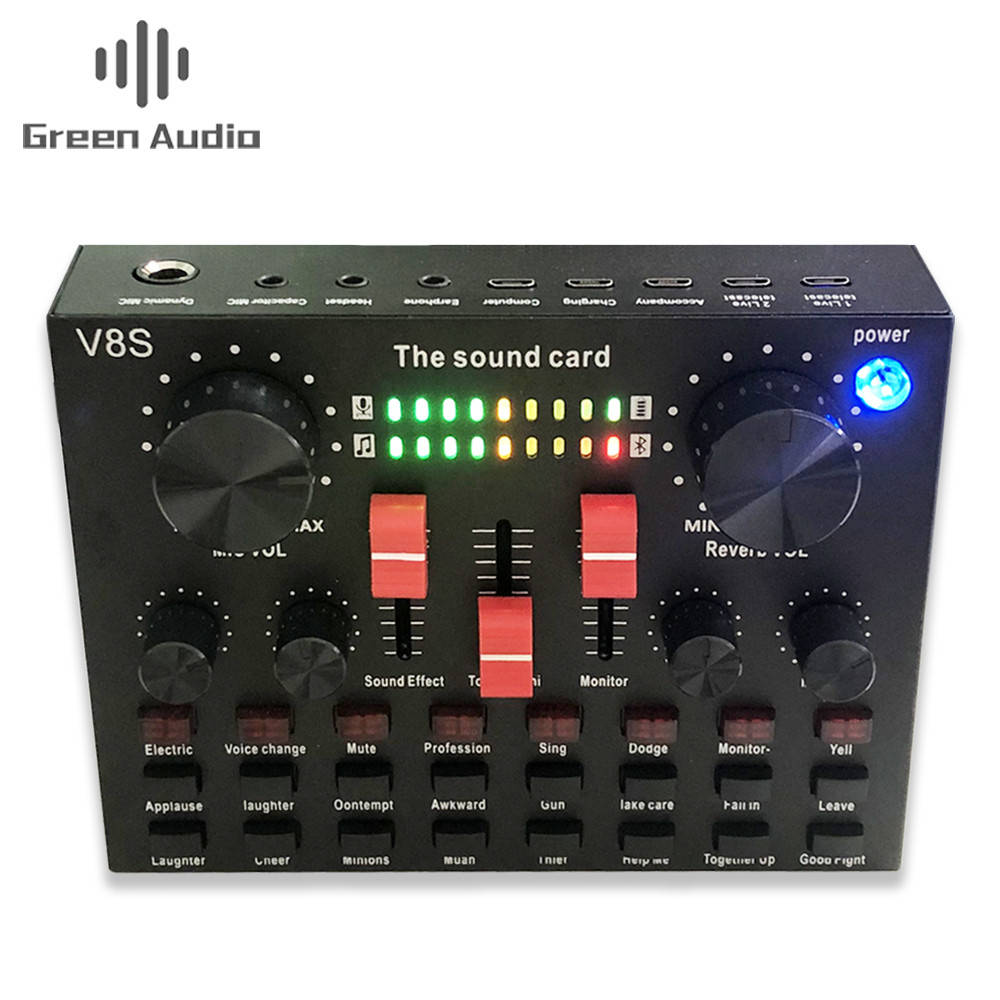 

Аудиоинтерфейс звуковая карта Gax-V8S