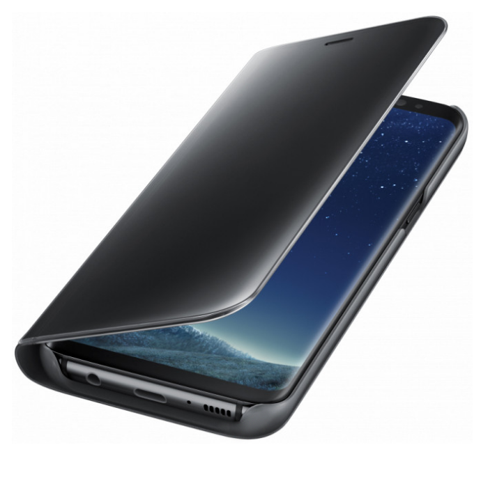 

Чехол-книжка Original mirror Samsung A8 Plus Black, Черный