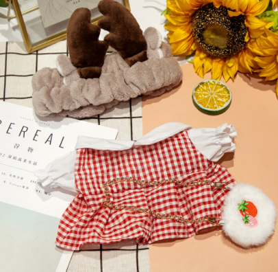 

Наряд одежда к мягкой игрушке утка Лалафанфан Lalafanfan Cafe Mimi