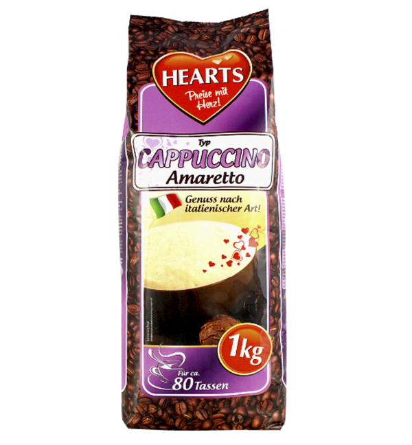 

Капучино Hearts Сappuccino Amaretto 1кг Германия