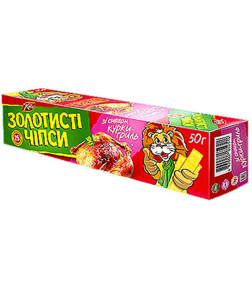 

Чипсы Жайвир Золотистые / Чіпси Жайвір Золотисті вкус курицы 50 г