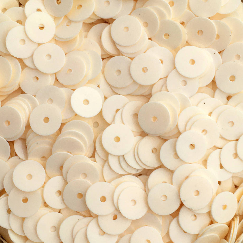 

Паєтки Індія 6 мм. Кругла плоска. Кремовий. Упаковка 5 гр.