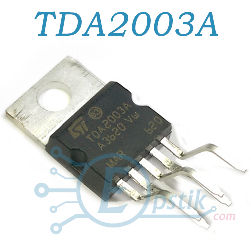 

TDA2003A, аудио усилитель 10Вт, 40В 3.5А, TO220-5