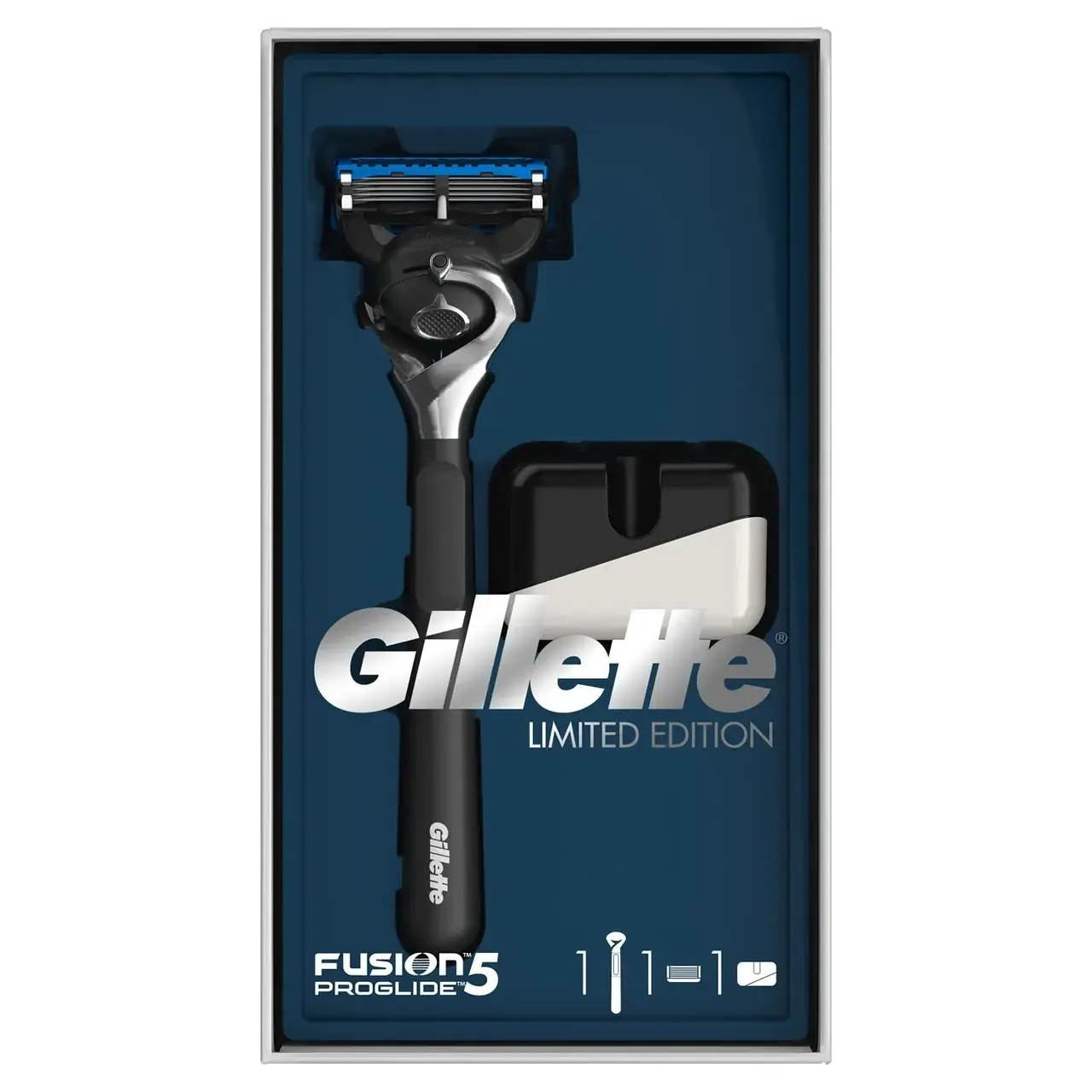 

Подарунковий набір Gillette Fusion Proglide Limited Edition + стенд для станка