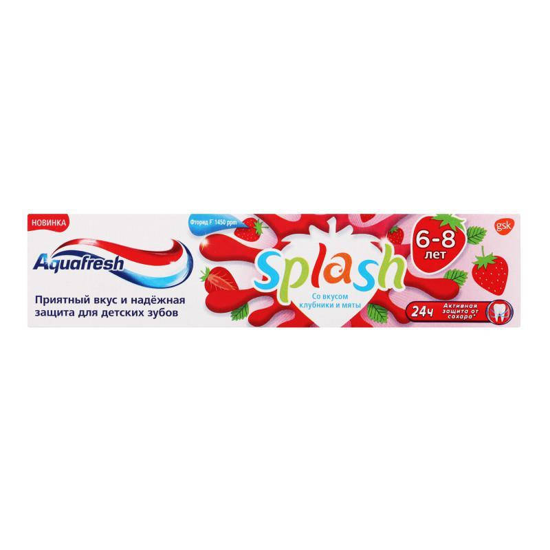 

Зубная паста Aquafresh Splash, 6-8 лет, 50 мл