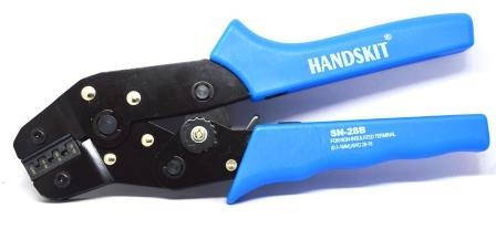 

12-03-033. Инструмент обжимной для неизолированных клемм (0,1-1мм²), HandsKit, SN-28B