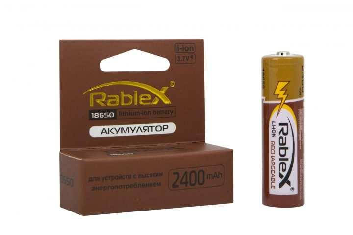 

Аккумулятор RABLEX 18650 3,7V 2400mAh