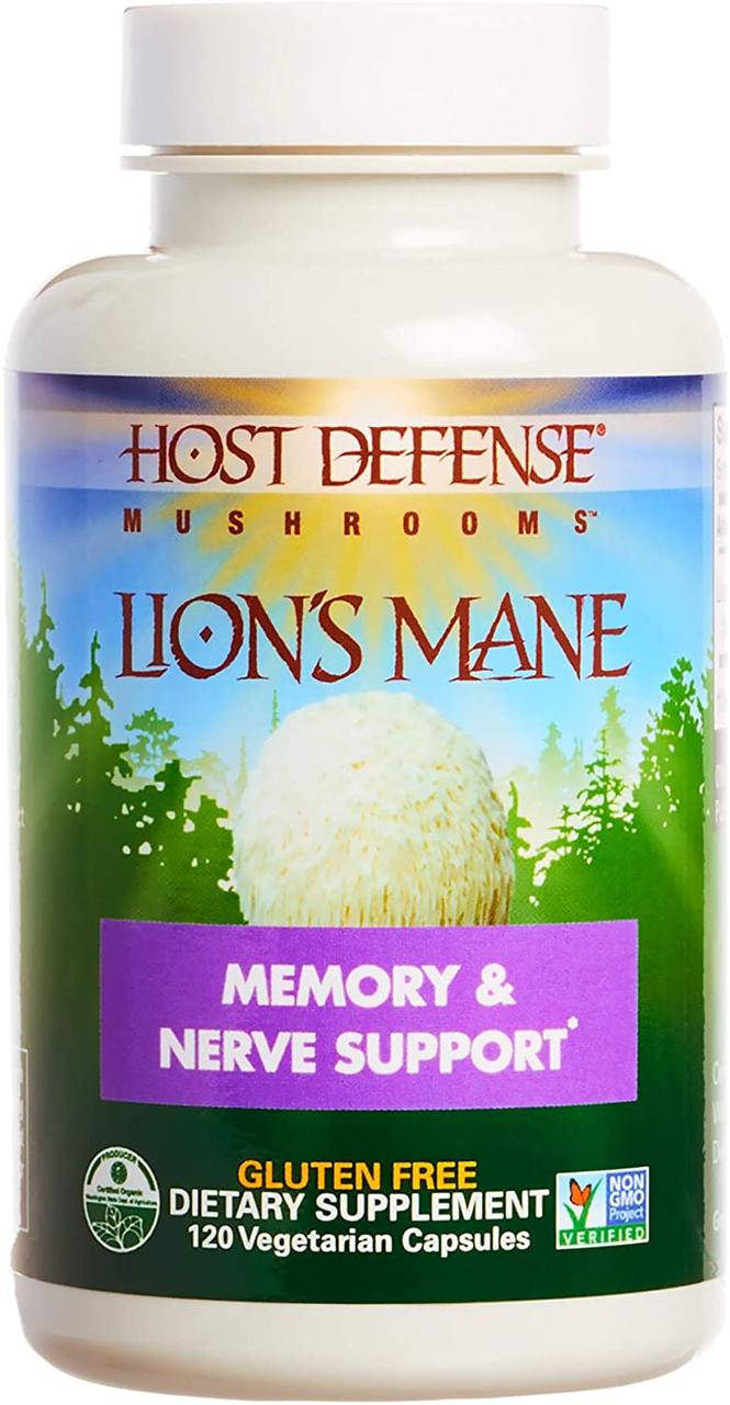 

Fungi Perfecti Host Defense Lion's Mane 120 капсул