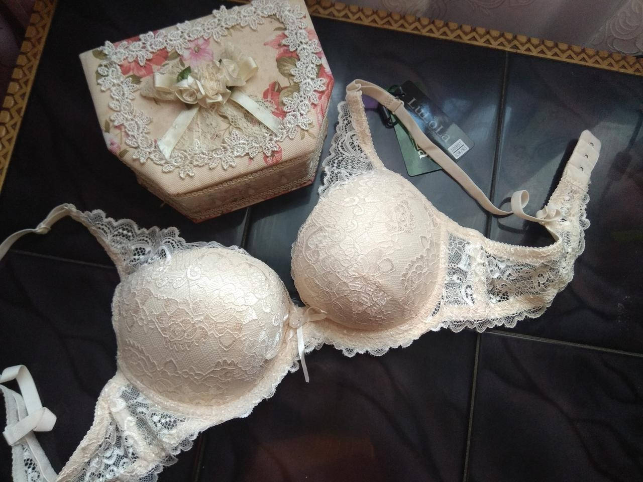 

,80А-В Бюстгальтер Lulola з великим пуш-ап беж, Бежевый