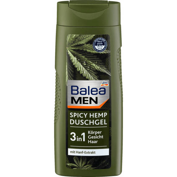 

Гель для душа Пряная конопля Balea MEN, 300 мл
