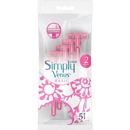 

Станок Gillette Simply Venus2 BASIC (5), Синий
