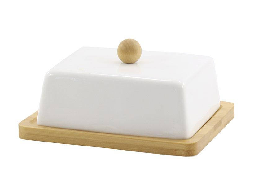 

Масельниця фарфорова Interos PJ00686, Белый