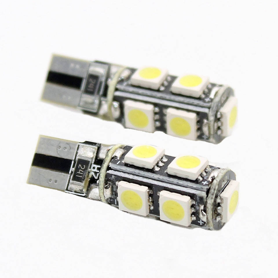 

Автомобильная безцокольная LED лампа для габаритов W5W цоколь T10 с обманкой