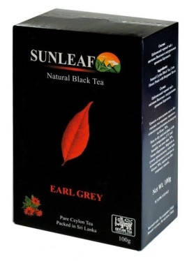 

Черный чай с бергамотом и листьями василька от Sun Leaf, 100 грамм