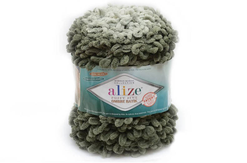 

Alize Puffy Fine Ombre Batik, №7299, Секционное крашение